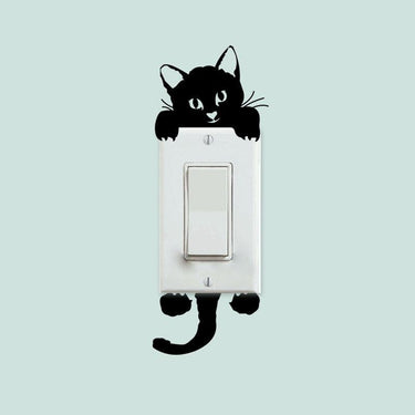 Cute Cat Decal Stickers Home Decor Decals KittyNook Cat Company